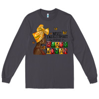 Smoke never understimate the power of a black woman Long Sleeve Tee - MaliasSmallBusiness