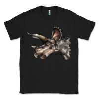 Black Triceratops Horridus Face Classic Tee - LillyAllenDesigns