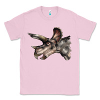 Bubblegum Pink Triceratops Horridus Face Classic Tee - LillyAllenDesigns