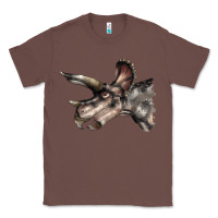 Chestnut Triceratops Horridus Face Classic Tee - LillyAllenDesigns