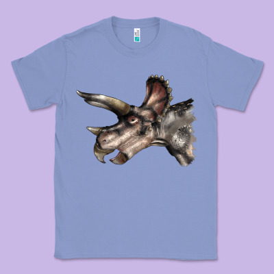 Triceratops Horridus Face Classic Tee Designed By Lillyallendesigns