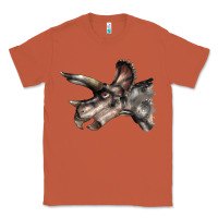 Copper Triceratops Horridus Face Classic Tee - LillyAllenDesigns