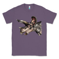 Lavender Triceratops Horridus Face Classic Tee - LillyAllenDesigns