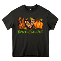 Asphalt peace love fall Heavy Core Tee - Zillion Design Studio