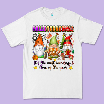 Hallothanksmas Its The Most Wonderful Time Of The Premium Tee Designed By Texasbilliewilder