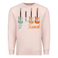 Pale Pink Bass Guitar Vintage Funny Bass Player Bassist Premium Sweatshirt - Bettercallsaul