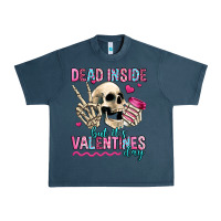 Midnight Navy dead inside but it's valentines day Urban Heavy Tee - Jasminsmagicworld