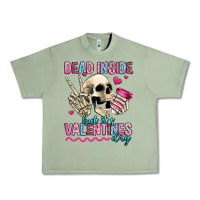 Oil Green dead inside but it's valentines day Urban Heavy Tee - Jasminsmagicworld