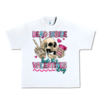 White dead inside but it's valentines day Urban Heavy Tee - Jasminsmagicworld