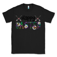 Black Happy Easter Classic Tee - CowhideDigitalArt