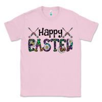 Bubblegum Pink Happy Easter Classic Tee - CowhideDigitalArt