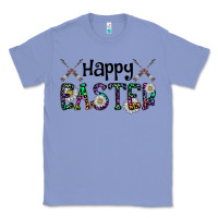 Colony Blue Happy Easter Classic Tee - CowhideDigitalArt