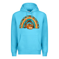 Rainbow Thankful With Gemstone Premium Hoodie | Teevron