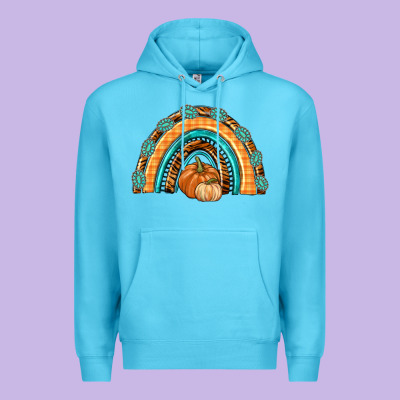 Rainbow Thankful With Gemstone Premium Hoodie Designed By Texasbilliewilder
