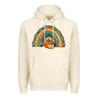 Sandshell Rainbow Thankful with Gemstone Premium Hoodie - texasbilliewilder