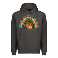 Smoke Rainbow Thankful with Gemstone Premium Hoodie - texasbilliewilder