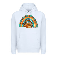 White Rainbow Thankful with Gemstone Premium Hoodie - texasbilliewilder