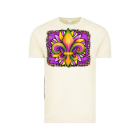 Vintage Arctic mardi gras fleur de lis sunflower leopard Vintage Tee - Artiststas