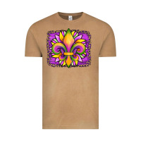 Vintage Camel mardi gras fleur de lis sunflower leopard Vintage Tee - Artiststas