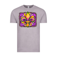 Vintage Zinc mardi gras fleur de lis sunflower leopard Vintage Tee - Artiststas