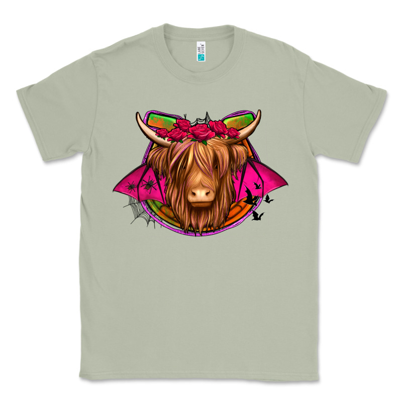 Halloween Highland Cow Horseshoe Classic Tee by Jasminsmagicworld | Teevron