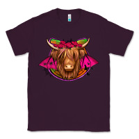 Plum halloween highland cow horseshoe Classic Tee - Jasminsmagicworld
