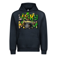 Navy lucky mom St. Patrick's Urban Hoodie - HowdyJamesFarm