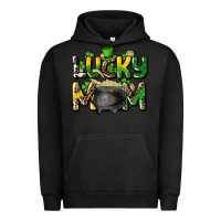 Pigment Black lucky mom St. Patrick's Urban Hoodie - HowdyJamesFarm