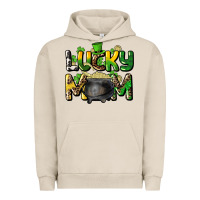 Pigment French Oak lucky mom St. Patrick's Urban Hoodie - HowdyJamesFarm
