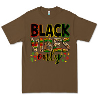 Cacao Black vibes only juneteenth Premium Tee - Zillion Design Studio