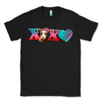 Black xoxo guarnsey cow Classic Tee - AdoDesignShop