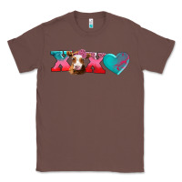 Chestnut xoxo guarnsey cow Classic Tee - AdoDesignShop
