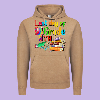 Last Day Of Fourth Grade Vintage Hoodie Designed By Artiststas