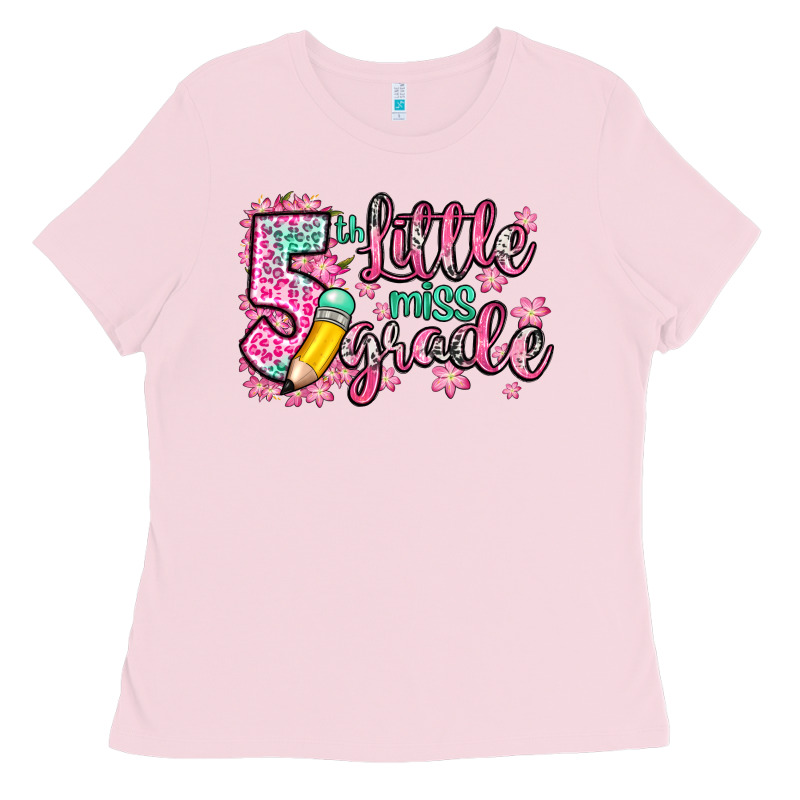 Little Miss 5th Grade Ladies Tee by Zillion Design Studio | Teevron