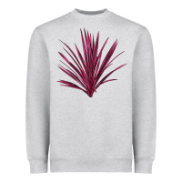 Heather Grey Pink Cordyline Heavyweight Sweatshirt - LillyAllenDesigns