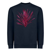 Navy Pink Cordyline Heavyweight Sweatshirt - LillyAllenDesigns