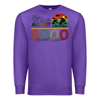 Purple Best Wife Since August 2000 Limited Edition Premium Sweatshirt - Bettercallsaul