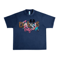 Navy dialysis nurse Urban Heavy Tee - NancyCooperArtShop