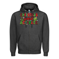Charcoal Heather christmas spirit activate Zipper Hoodie - MaliasSmallBusiness