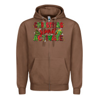 Chestnut christmas spirit activate Zipper Hoodie - MaliasSmallBusiness
