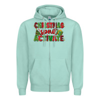 Christmas Spirit Activate Zipper Hoodie | Teevron