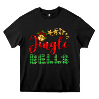 Black christmas jingle bells Heavy Core Tee - BarkalooDesign