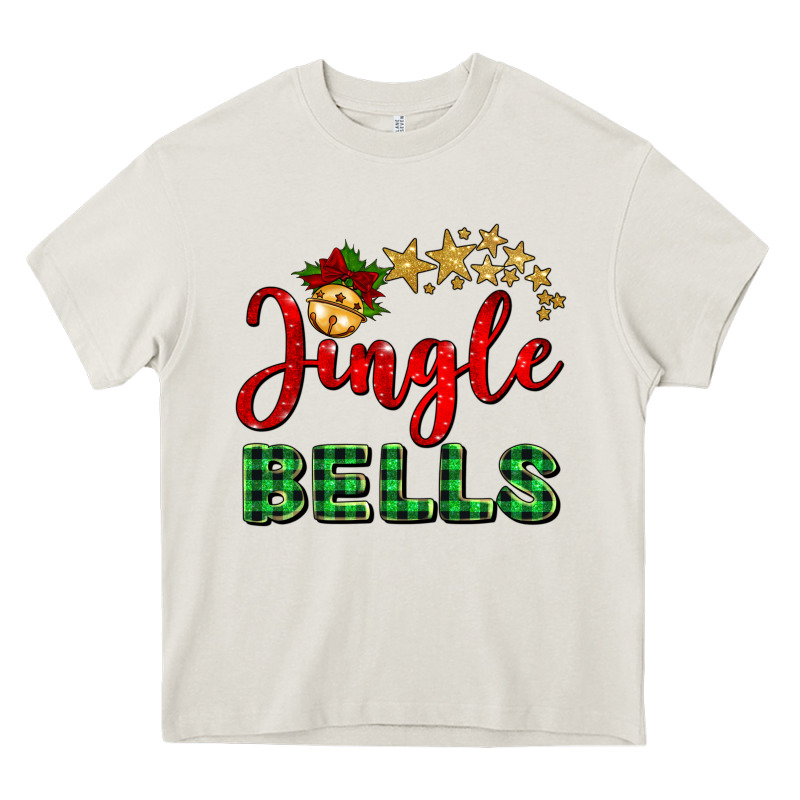 Christmas Jingle Bells Heavy Core Tee by BarkalooDesign | Teevron