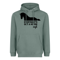 Sage everybody's gotta horse neigh Heavyweight Hoodie - Bettercallsaul