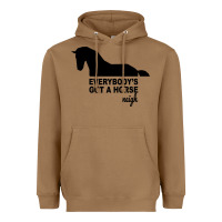 Toasted Coconut everybody's gotta horse neigh Heavyweight Hoodie - Bettercallsaul