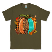Army Green Fall leopard pumpkin Classic Tee - NancyCooperArtShop