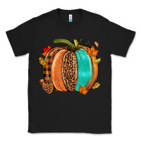 Black Fall leopard pumpkin Classic Tee - NancyCooperArtShop