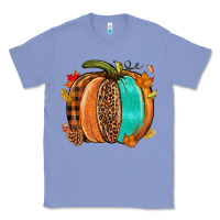 Colony Blue Fall leopard pumpkin Classic Tee - NancyCooperArtShop
