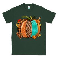 Sports Green Fall leopard pumpkin Classic Tee - NancyCooperArtShop