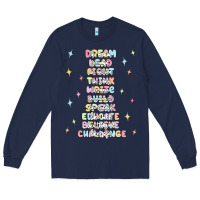 Navy jesus names believe Long Sleeve Tee - MaliasSmallBusiness